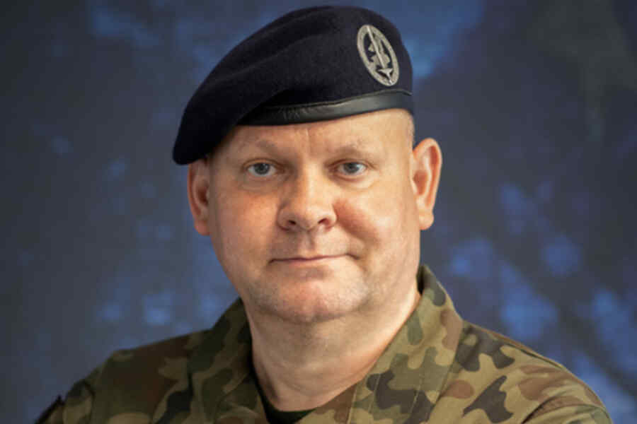 The Polish Armed Forces reported the sudden death of Brigadier General