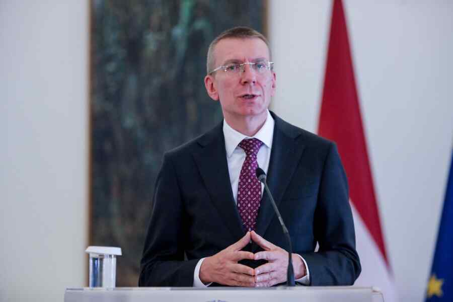 Latvia's president has called for Russia's destruction