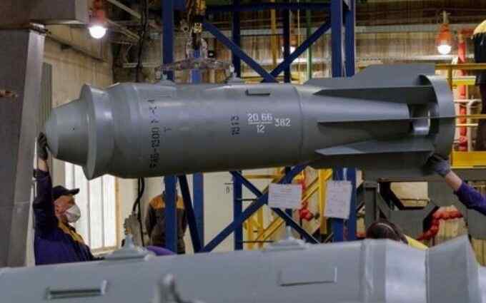 Russia has started mass production of the heaviest planning bomb, the one and a half tonne FAB-1500-M54