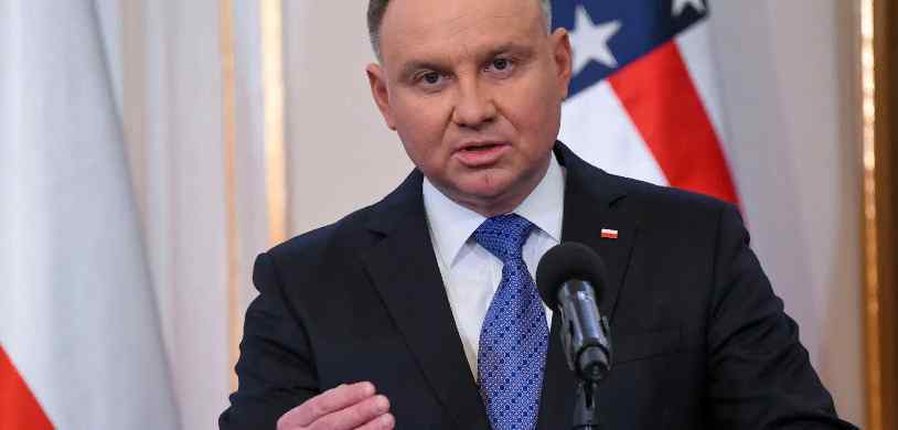 Duda said he did not believe the threat of a Russian attack was real