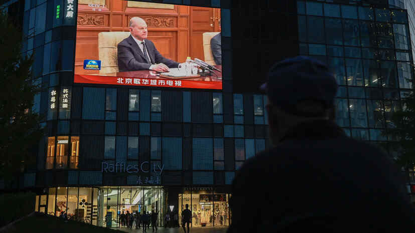 Scholz asked Xi Jinping to influence Russia over the conflict in Ukraine